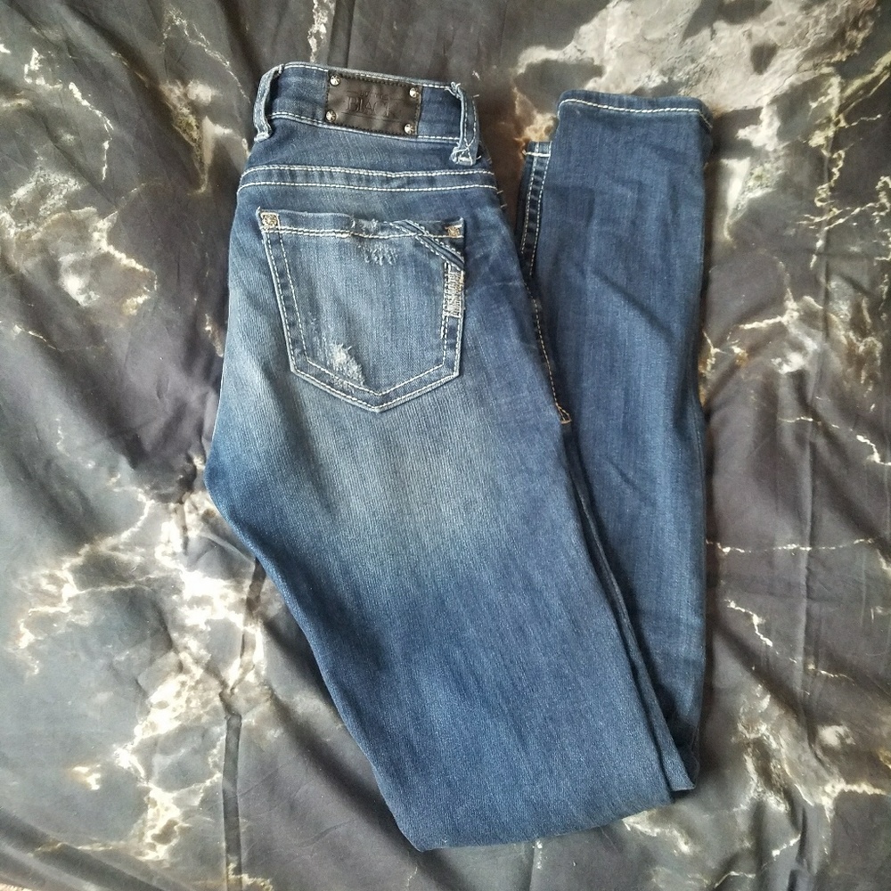 Buckle Black Skinny Jean